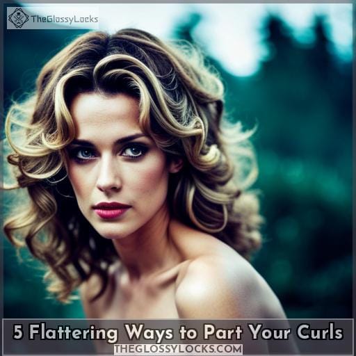 5 Flattering Ways to Part Your Curls
