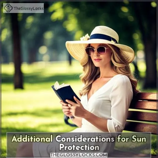 Additional Considerations for Sun Protection