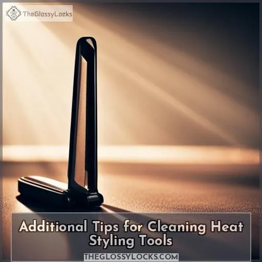 Additional Tips for Cleaning Heat Styling Tools