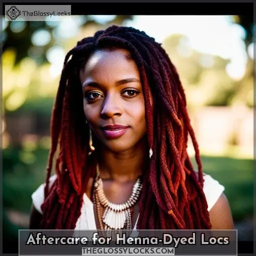 Aftercare for Henna-Dyed Locs