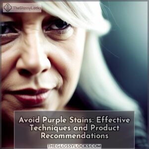 avoid purple stains purple shampoo