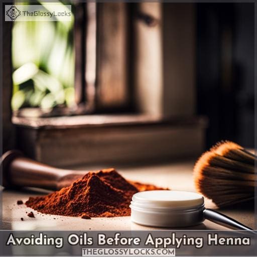 Avoiding Oils Before Applying Henna