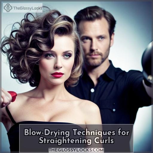 Blow-Drying Techniques for Straightening Curls