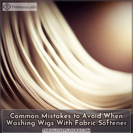 Common Mistakes to Avoid When Washing Wigs With Fabric Softener