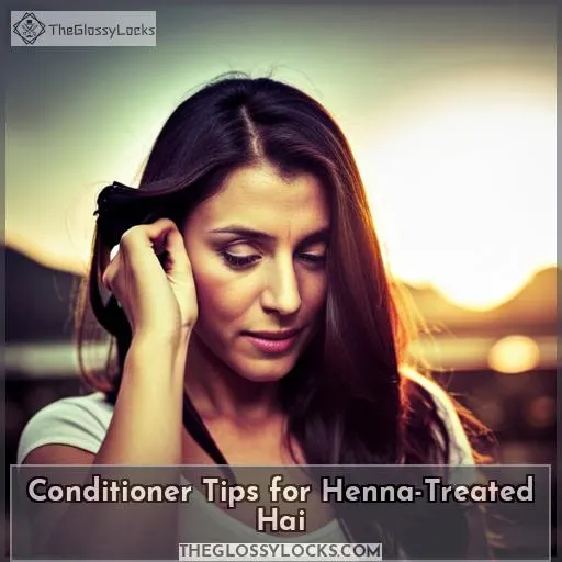 conditioner after henna treatment