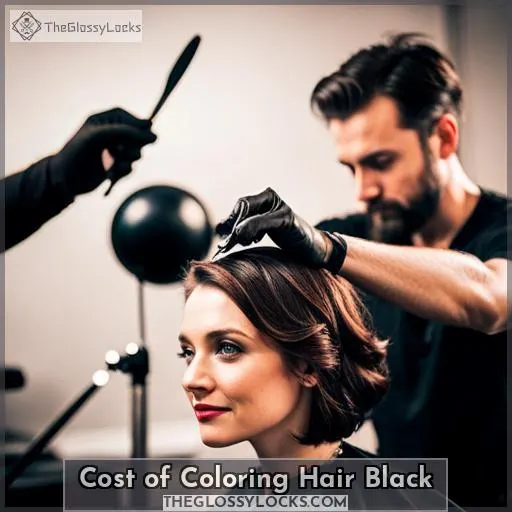 Cost of Coloring Hair Black