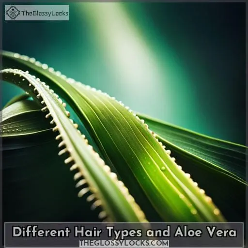 Different Hair Types and Aloe Vera