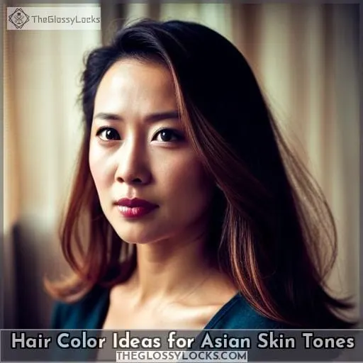 Hair Color Ideas for Asian Skin Tones