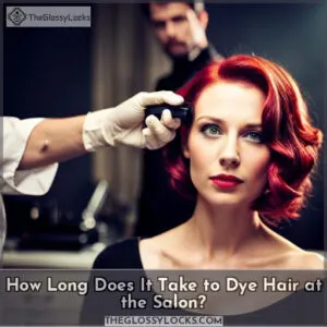how long does it take to dye hair at a salon home
