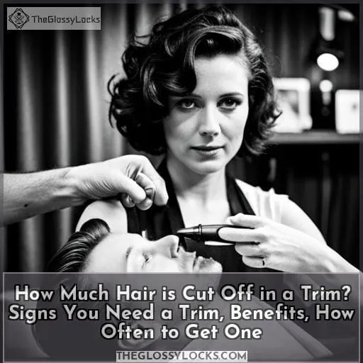 how much hair is cut off in a trim