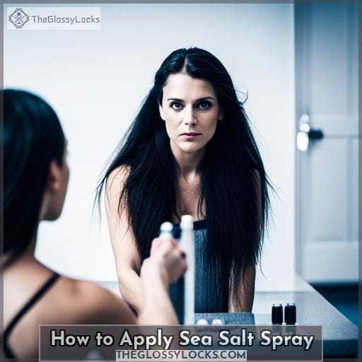 How to Apply Sea Salt Spray