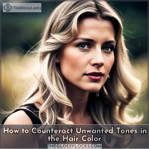 How to Counteract Unwanted Tones in the Hair Color