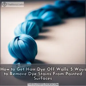 how to get hair dye off walls
