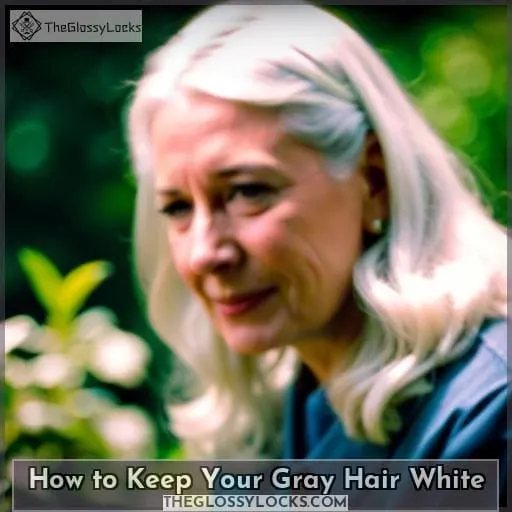 how to keep your grey hair white