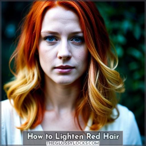 Blonde Dye on Red Hair Effects & Tips