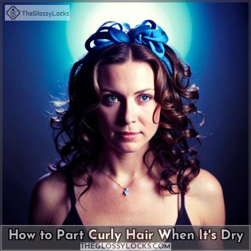 How to Part Curly Hair When It