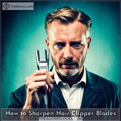 how to sharpen hair clipper blades