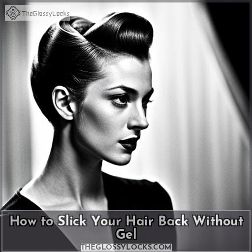 How to Slick Your Hair Back Without Gel