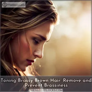 how to tone brassy brown hair at home