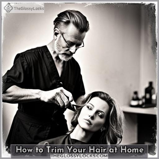 How to Trim Your Hair at Home