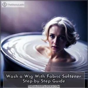 how to wash a wig with fabric softener
