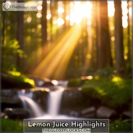 Lemon Juice Highlights