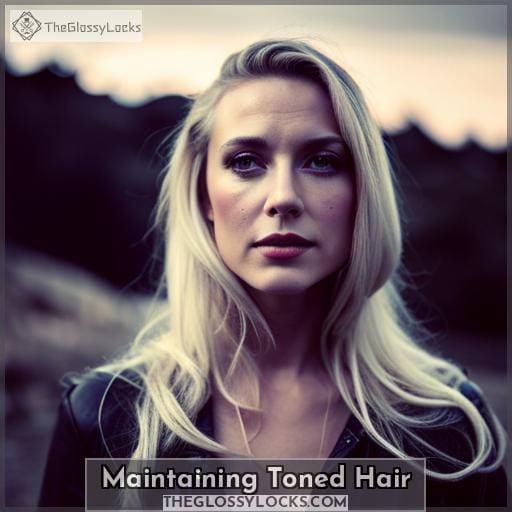 Maintaining Toned Hair
