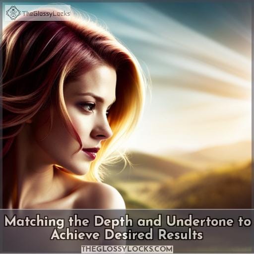 Matching the Depth and Undertone to Achieve Desired Results