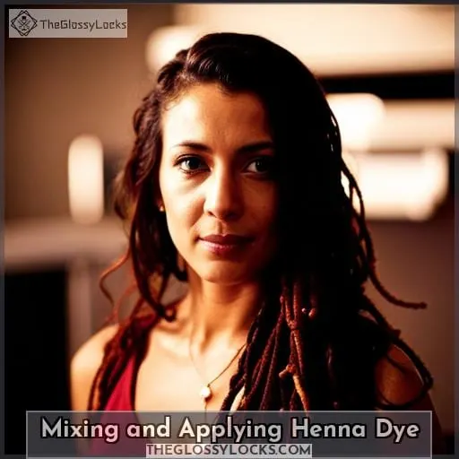 Mixing and Applying Henna Dye