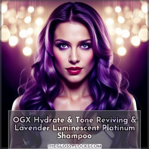 OGX Hydrate & Tone Reviving & Lavender Luminescent Platinum Shampoo