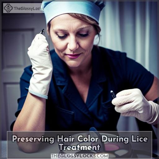 Preserving Hair Color During Lice Treatment