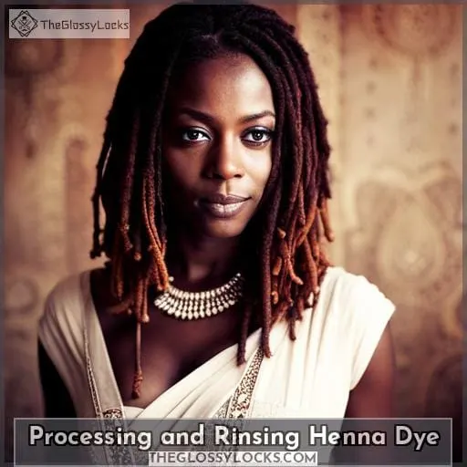 Processing and Rinsing Henna Dye