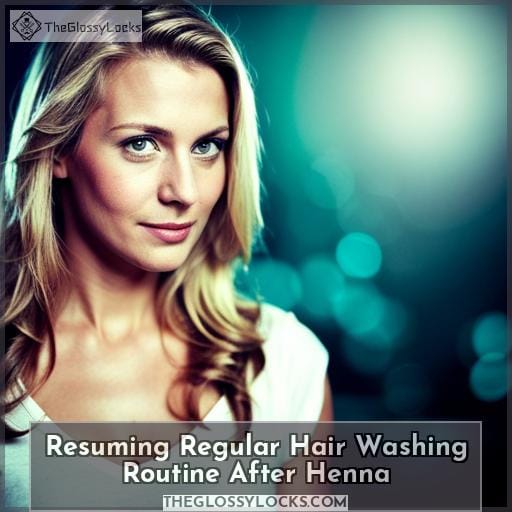 Resuming Regular Hair Washing Routine After Henna