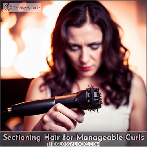 Sectioning Hair for Manageable Curls