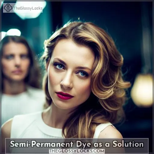 Semi-Permanent Dye as a Solution