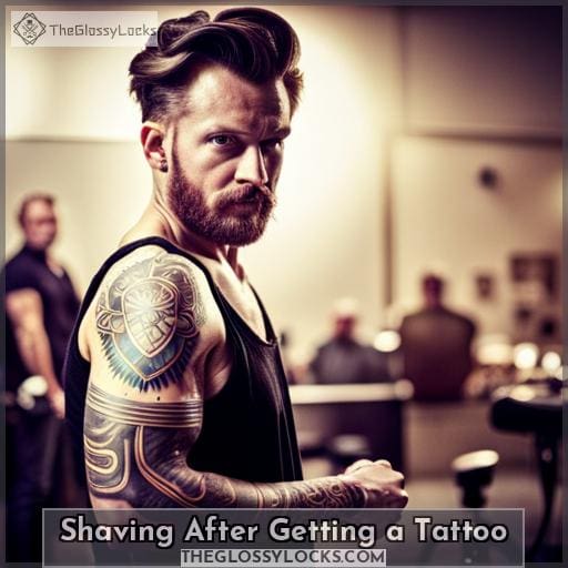 Shaving After Getting a Tattoo