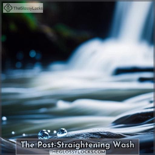 The Post-Straightening Wash
