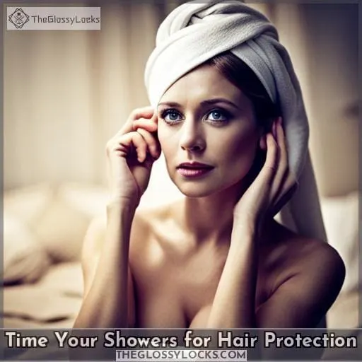 Time Your Showers for Hair Protection