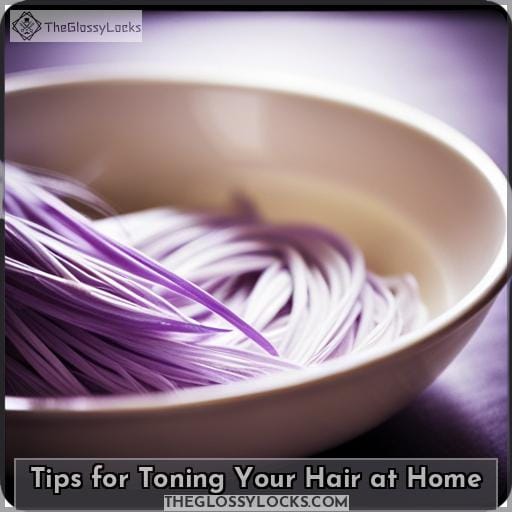 Tips for Toning Your Hair at Home
