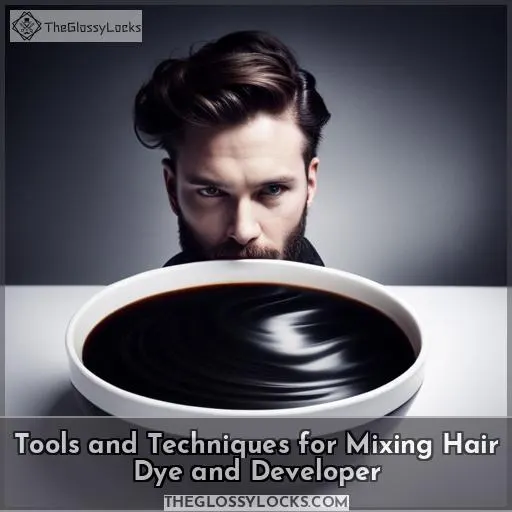 Tools and Techniques for Mixing Hair Dye and Developer