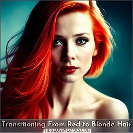 Transitioning From Red to Blonde Hair