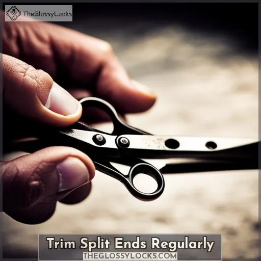 Trim Split Ends Regularly