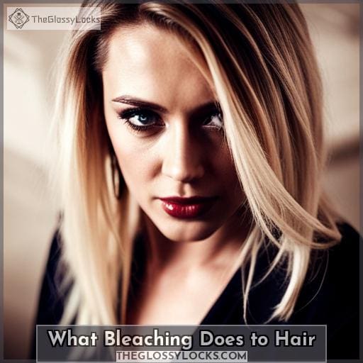 What Bleaching Does to Hair