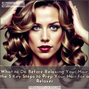 what to do before relaxing hair