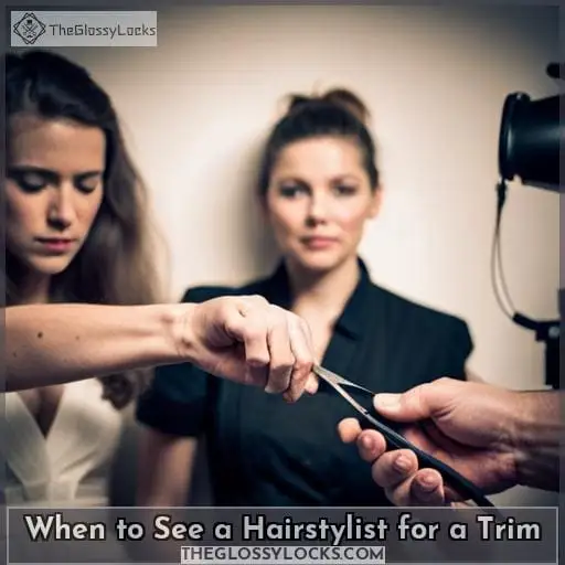When to See a Hairstylist for a Trim