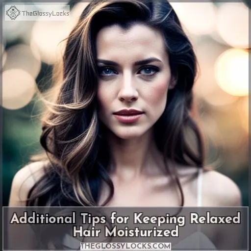 Additional Tips for Keeping Relaxed Hair Moisturized