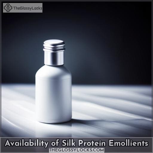 Availability of Silk Protein Emollients