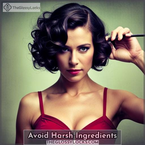 Avoid Harsh Ingredients Avoid Harsh Ingredients