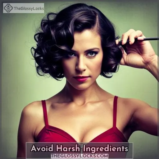 Avoid Harsh Ingredients