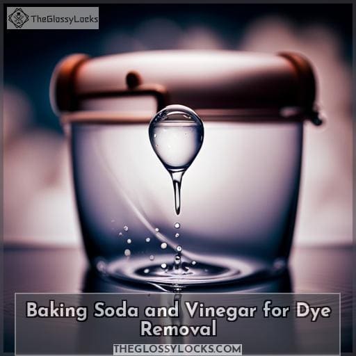 Baking Soda and Vinegar for Dye Removal